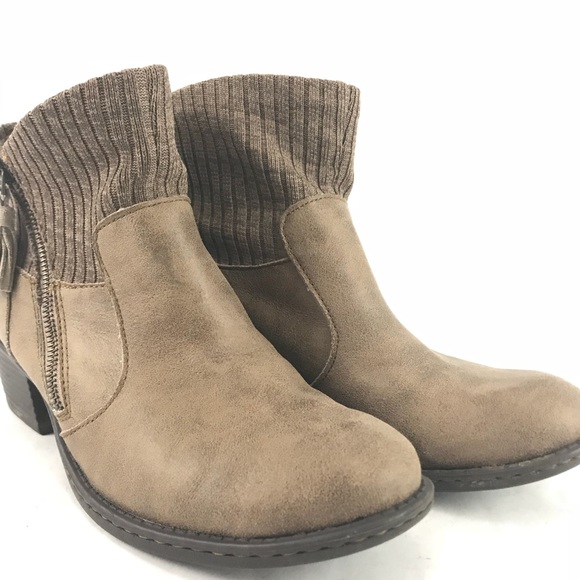 Born Shoes - Born woman’s booties with side zipper.